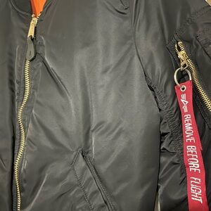 Alpha Industries Black Bomber Jacket